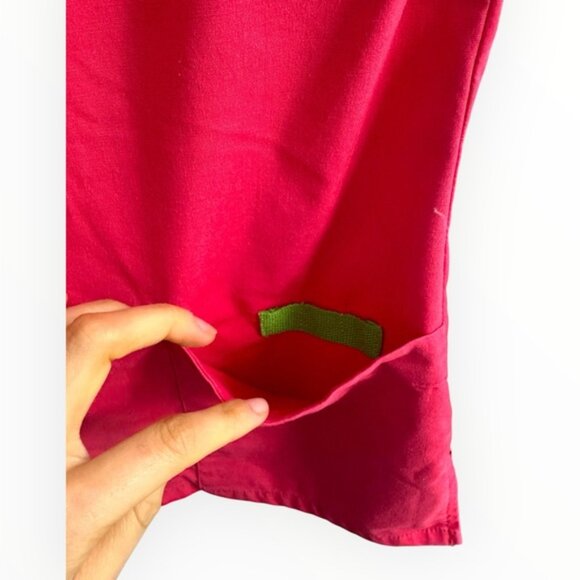 CROCS Medical Apparel scrubs short sleeve pink coral V-neck figs pullover top XS - Picture 6 of 7